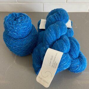Purl Soho Linen Quill Yarn in "Cobalt Blue"